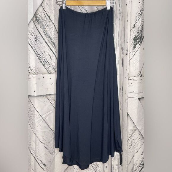 Calyso St. Barth Maxi Skirt Navy L - Picture 1 of 5